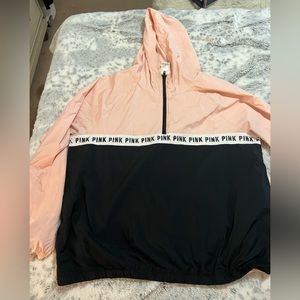 Pink Victoria secret windbreaker